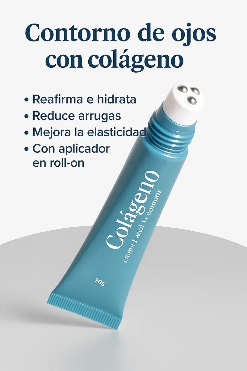 Crema de Colágeno Contorno de Ojos RosaGlow