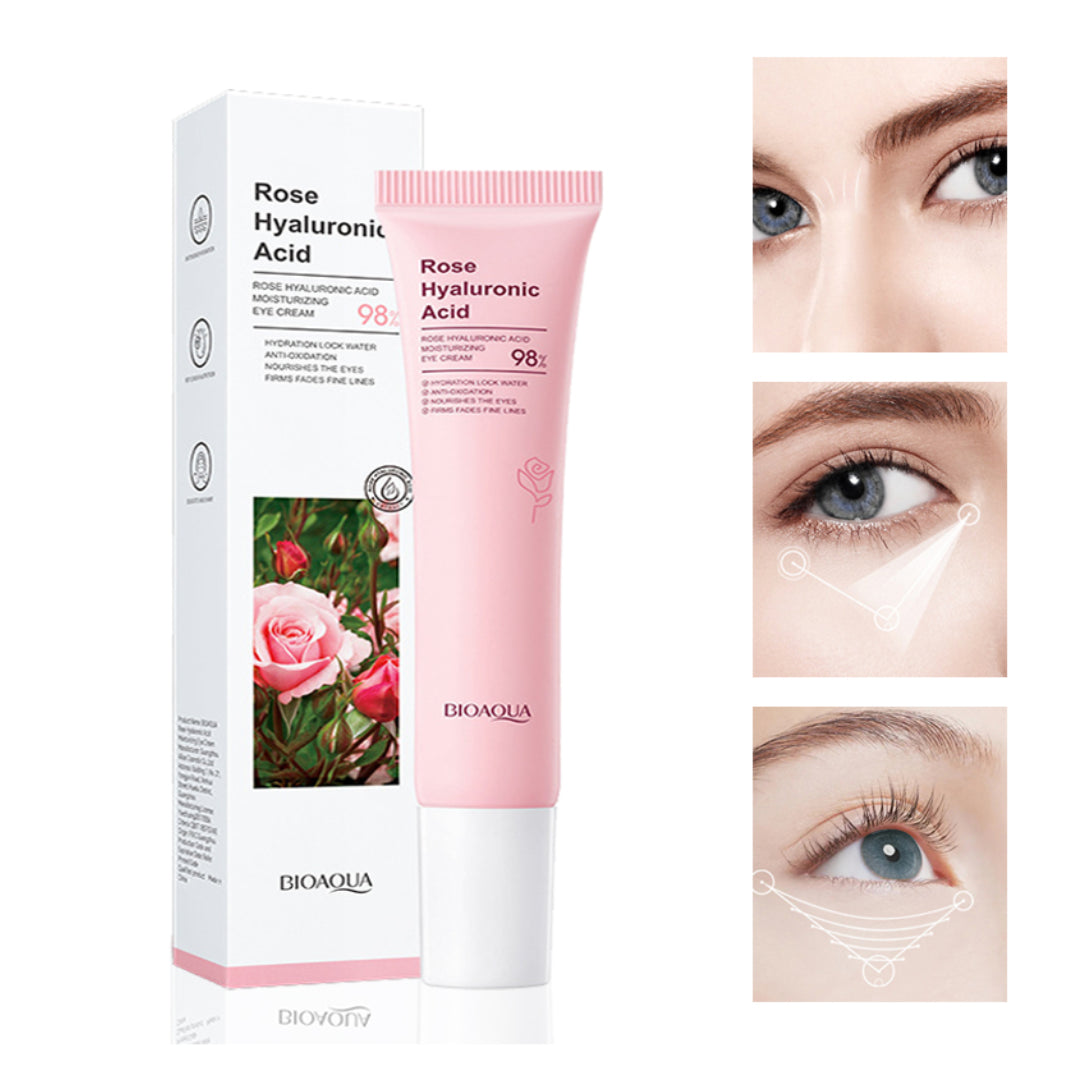 Crema Contorno de Ojos de Rosas — RosaGlow